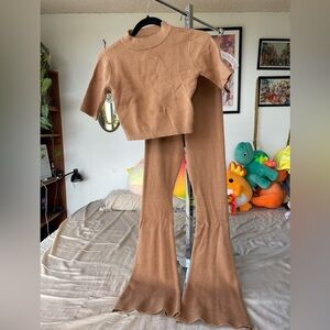 Princess Polly Brown Knit Set